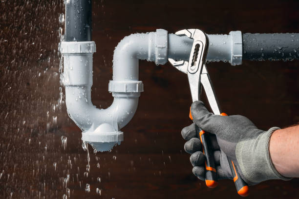 Professional Emergency Plumber technician working in Le Roy, IL